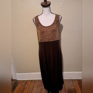 K Studio brown dress.